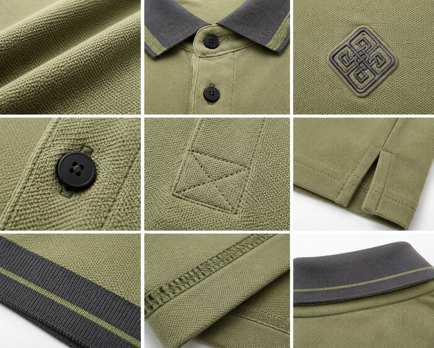 🟢 Premium Men's Olive Green Polo Shirt | Soft Cotton Casual Golf Polo 👕
