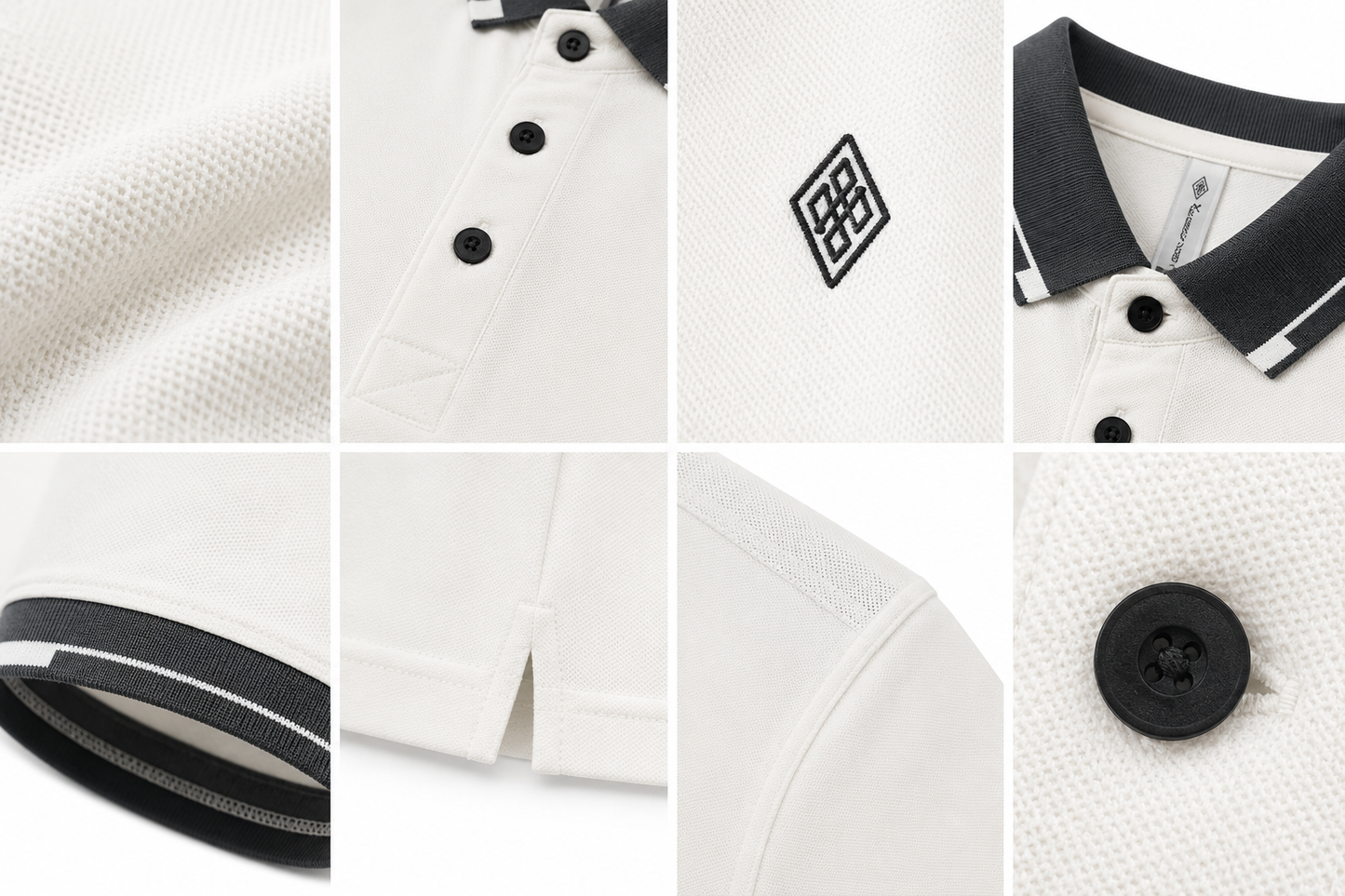 ✨ Premium Men's White Polo Shirt | Modern Everyday Luxury ✨