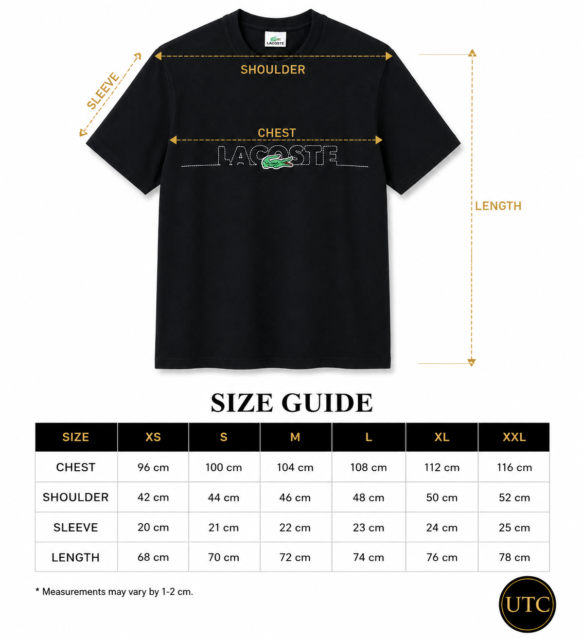 🐊✨ Lacoste Men's Premium Black Logo T-Shirt 👕 | 💎 100% Cotton Crew Neck | 🖤 Luxury Everyday Style | 🇨🇦 Fast Shipping