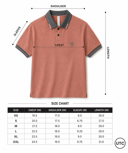 🏆 Premium Men's Polo Shirt | Soft Cotton Blend | Smart Casual | Dusty Rose 👕