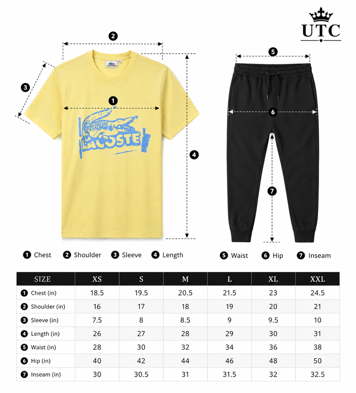 Lacoste Men's Yellow Graphic T-Shirt | Premium Cotton Crew Neck Short Sleeve Tee