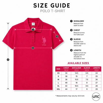 U.S. Polo Assn. Women's Premium Pink Classic Polo Shirt | Soft Cotton Casual Top
