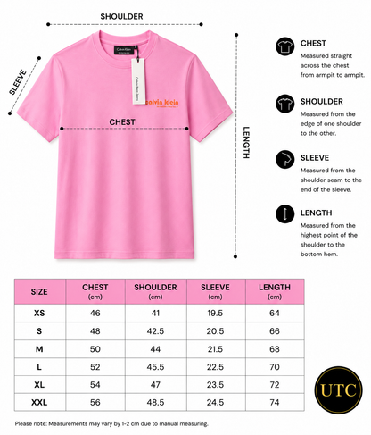 🌸✨ Calvin Klein Jeans Premium Pink Logo T-Shirt 👕 | 100% Authentic 💎 Soft Cotton Crew Neck | Luxury Everyday Style 🔥
