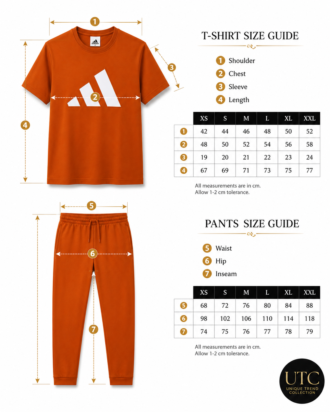 Adidas Men's Essentials Big Logo T-Shirt – Orange | Premium Cotton Crew Neck | Originals