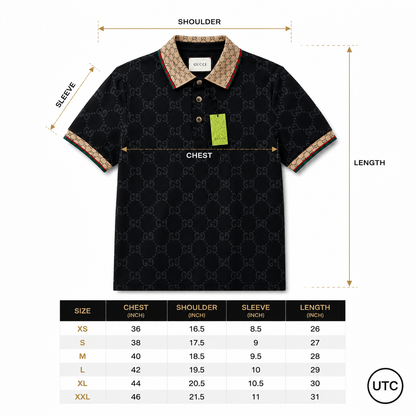 👑 Premium Men's Luxury Polo Shirt 👕 | Soft Cotton Blend | Designer-Inspired Smart Casual | Black