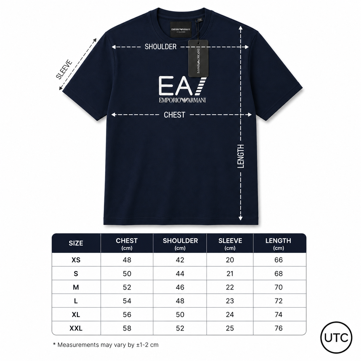 👕 Premium Men's Crew Neck T-Shirt | Soft Cotton Blend | Modern Everyday Style | Navy Blue