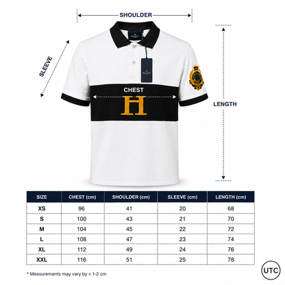 👕✨ Premium Men's Color Block Polo Shirt | Luxury Cotton Blend | Modern Smart Casual