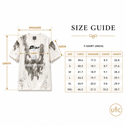 Premium Men's White Graphic Crew Neck T-Shirt | Soft Cotton Blend | Modern Fit