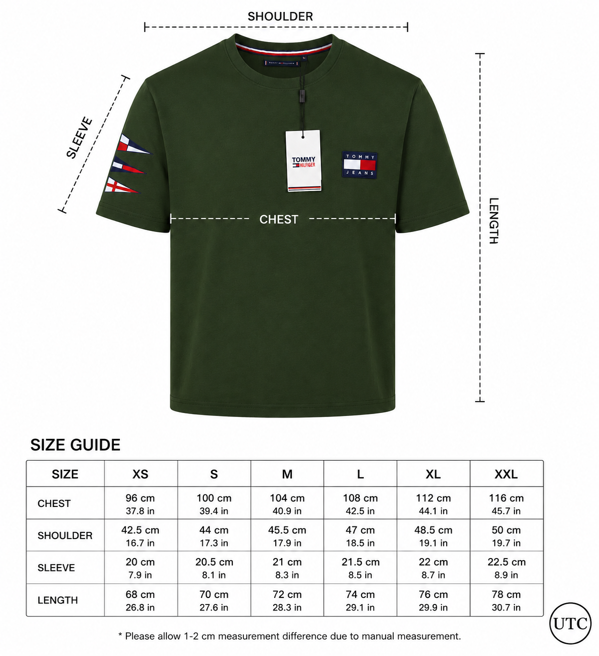 💚 Premium Men's Olive Green Crew Neck T-Shirt | Modern Casual Luxury | Soft Cotton Blend ✨