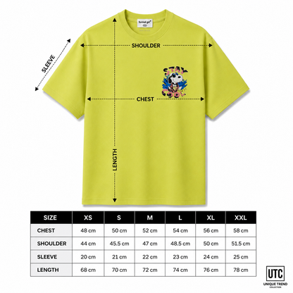 Formal Girl Women’s Lime Green Graphic T-Shirt – Casual Crew Neck Short Sleeve Tee