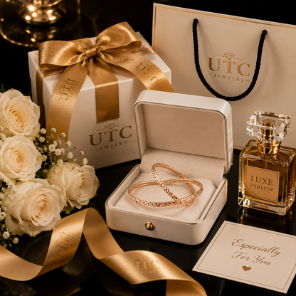 ✨ Traditional Indian Rose Gold-Tone Diamond Cut Bangle Set | Elegant Women's Kada (Pair)