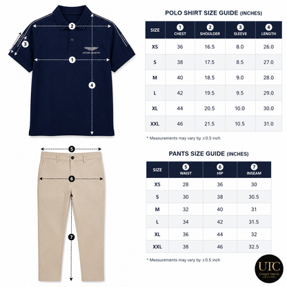 Premium Men's Navy Cotton Polo Shirt | Soft Comfort Casual Golf & Business Polo