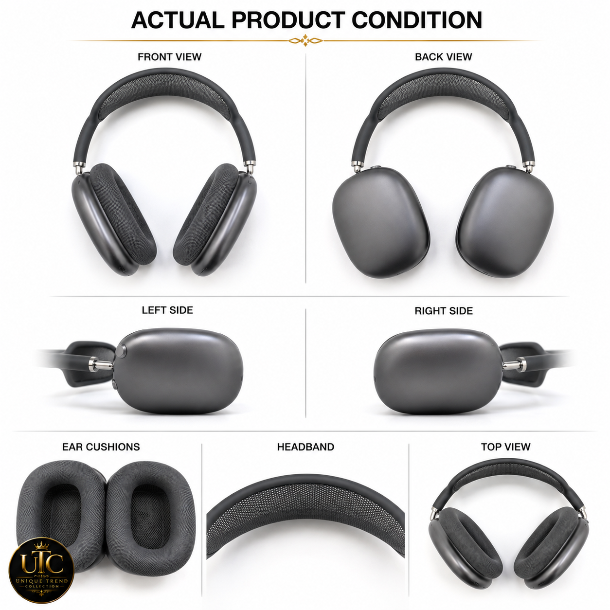 🎧 X1 Pro V6.0 AI Translator Headset 🌍✨ Wireless ANC Over-Ear