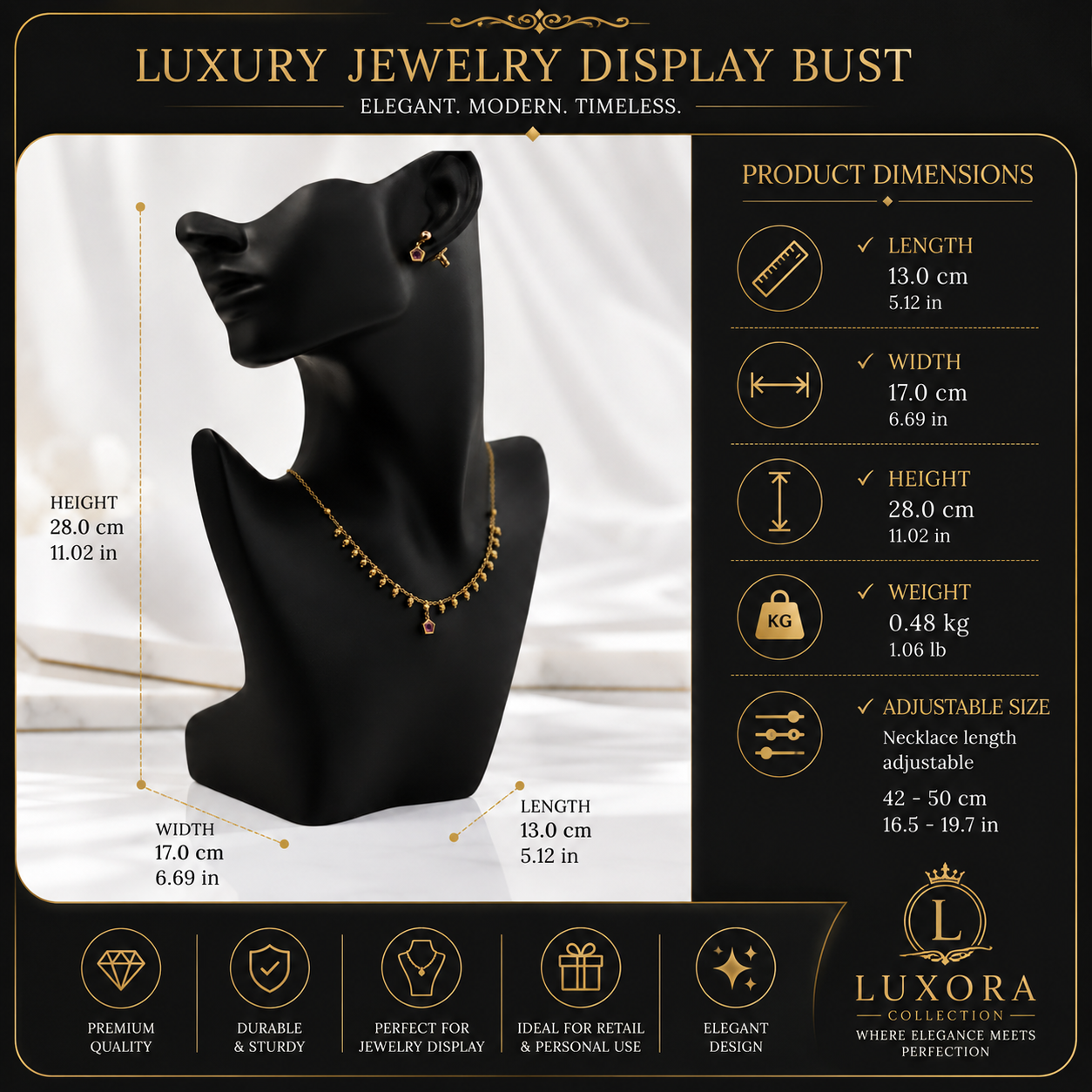 💜 Luxury Gold Purple Crystal Necklace & Earrings Set for Women | Premium Elegant Jewelry Gift ✨