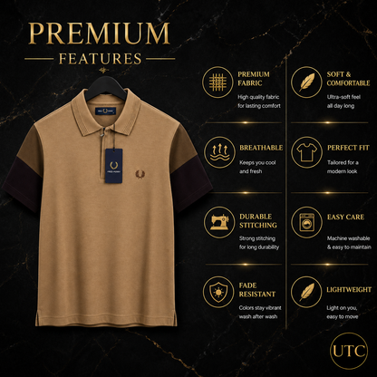 👑 Fred Perry Men's Premium Polo Shirt 👕 | 🤎 Luxury Cotton Comfort | ✨ Smart Casual Style | 🇨🇦 Fast Shipping