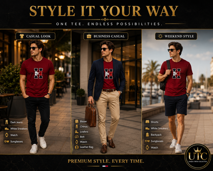 🔥 Tommy Hilfiger Men's Signature Logo T-Shirt | Premium Cotton Crew Neck | Classic Red | Soft & Comfortable