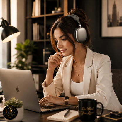 🎧 X1 Pro V6.0 AI Translator Headset 🌍✨ Wireless ANC Over-Ear