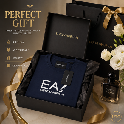 👕 Premium Men's Crew Neck T-Shirt | Soft Cotton Blend | Modern Everyday Style | Navy Blue