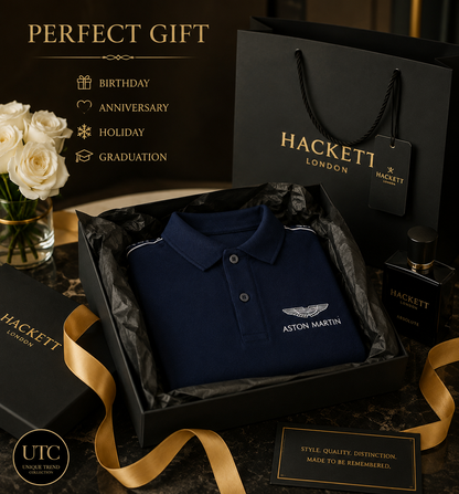 Premium Men's Navy Cotton Polo Shirt | Soft Comfort Casual Golf & Business Polo