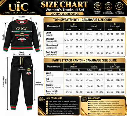 GUCCI Bee Graphic Black 2-Piece Tracksuit | Sweatshirt & Joggers