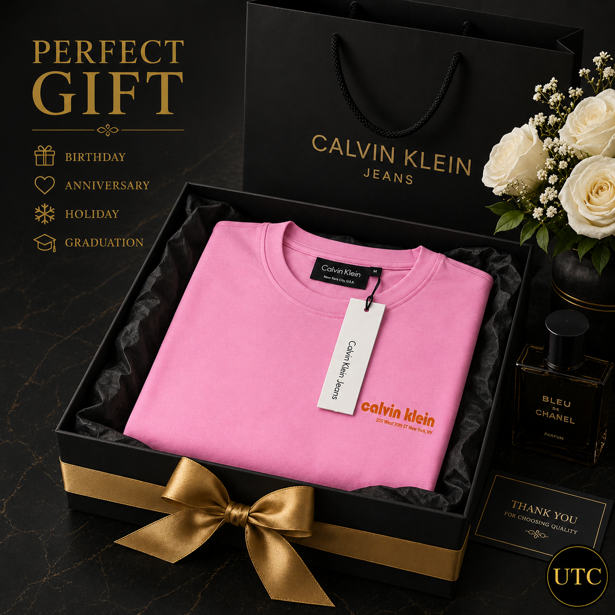 🌸✨ Calvin Klein Jeans Premium Pink Logo T-Shirt 👕 | 100% Authentic 💎 Soft Cotton Crew Neck | Luxury Everyday Style 🔥