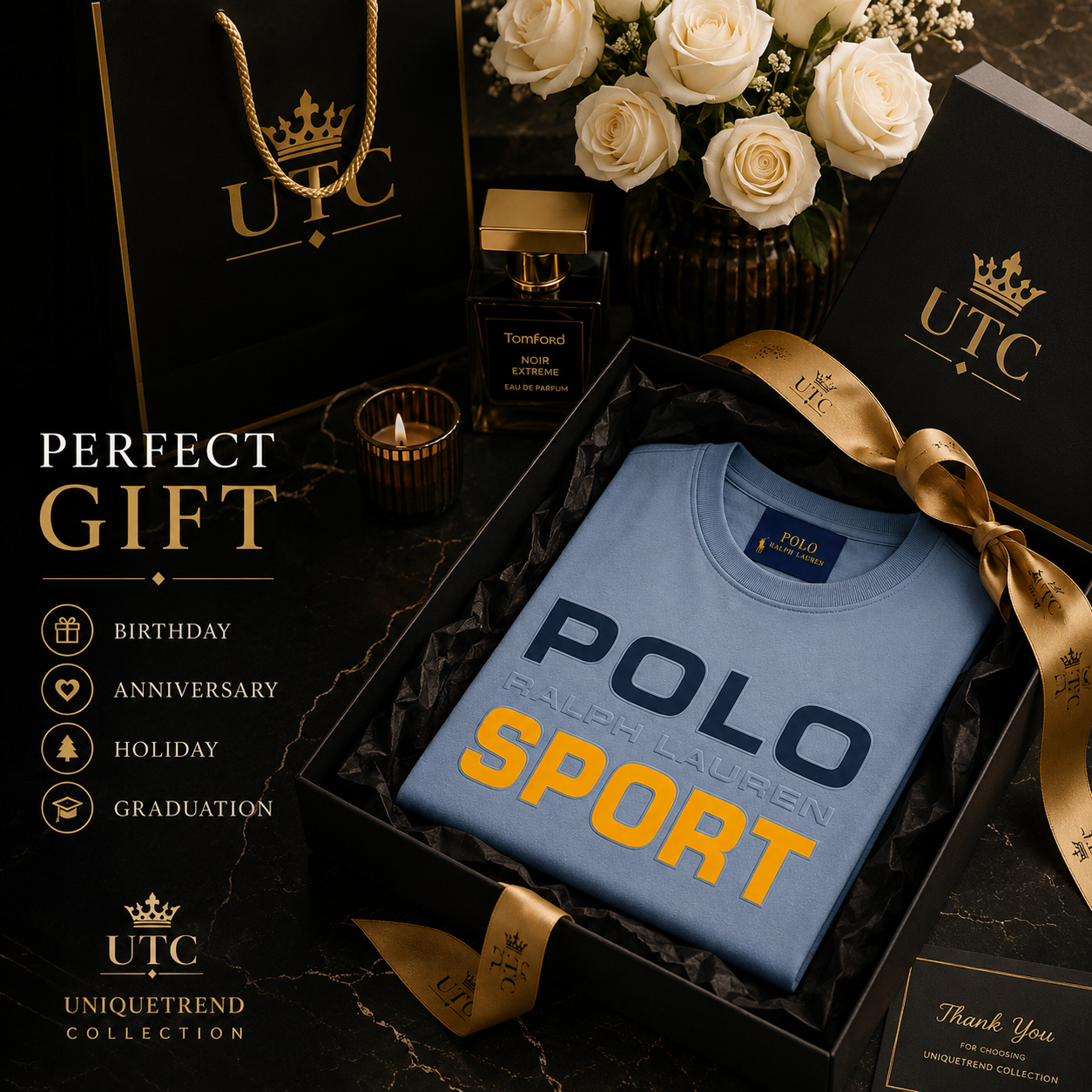Polo Ralph Lauren Sport Men's Premium Cotton Crew Neck T-Shirt | Sky Blue | Soft Casual Tee