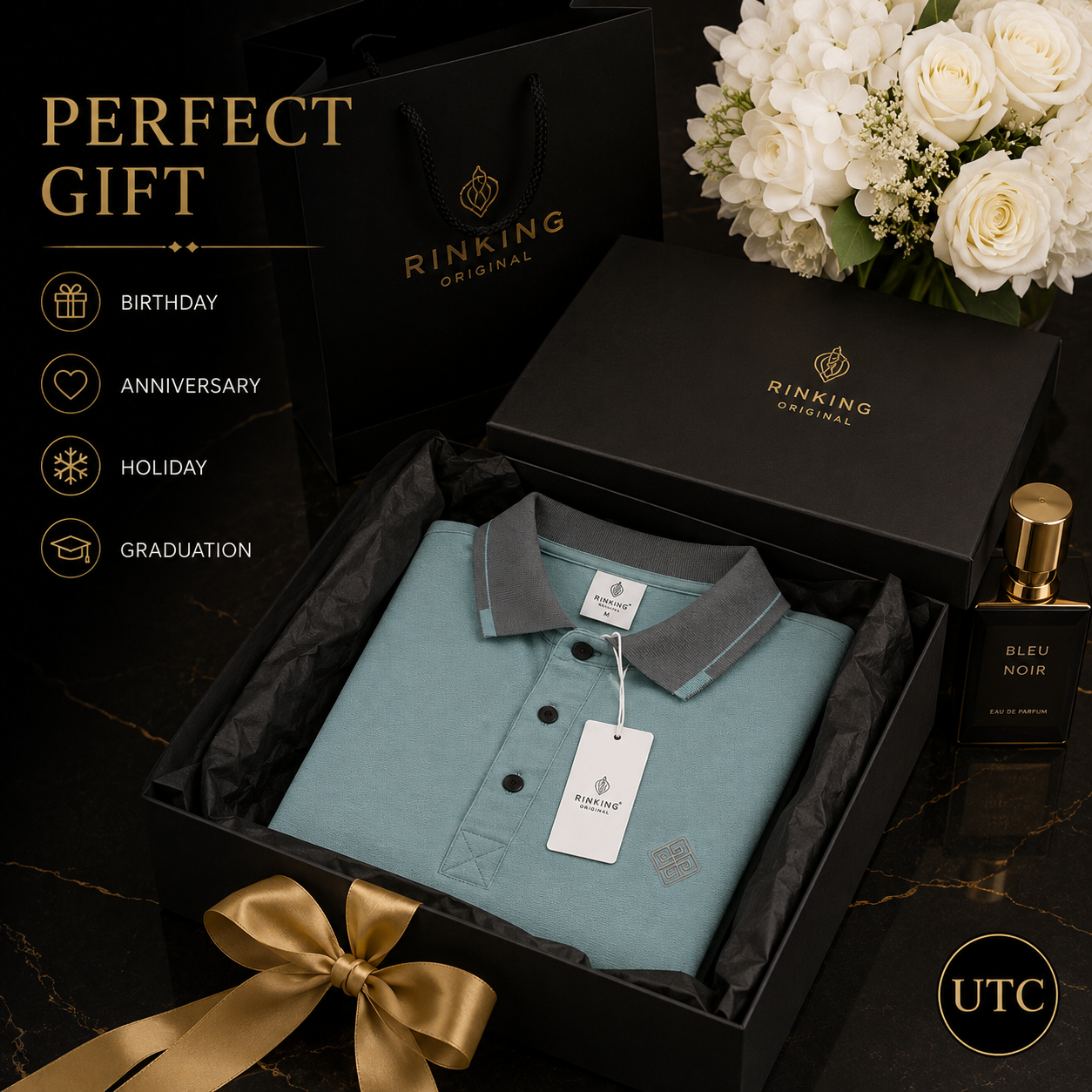 🩵 Premium Men's Polo Shirt 👕✨ | Modern Comfort | Breathable Cotton | Smart Casual