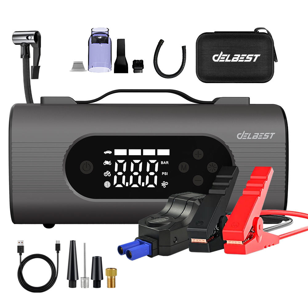 10-in-1 Smart Jump Starter with Air Compressor
