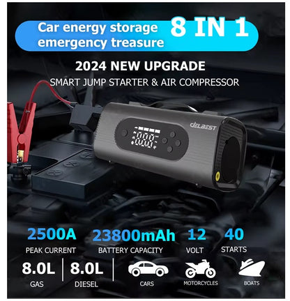 10-in-1 Smart Jump Starter with Air Compressor