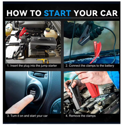 10-in-1 Smart Jump Starter with Air Compressor