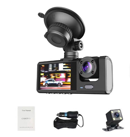 🚗📹 4G WiFi GPS 3-Channel Dash Cam with 32GB Card