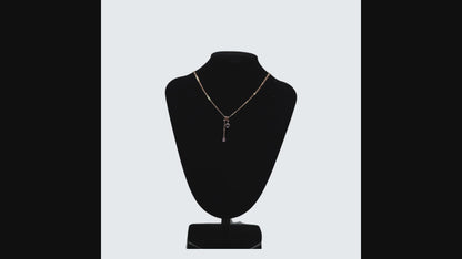 ✨ Rose Gold Heart Crystal Pendant Necklace | Elegant Adjustable Women's Jewelry 💖
