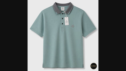 🩵 Premium Men's Polo Shirt 👕✨ | Modern Comfort | Breathable Cotton | Smart Casual