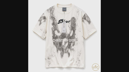 Premium Men's White Graphic Crew Neck T-Shirt | Soft Cotton Blend | Modern Fit