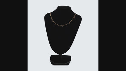 ✨ Elegant Rose Gold Charm Necklace ✨