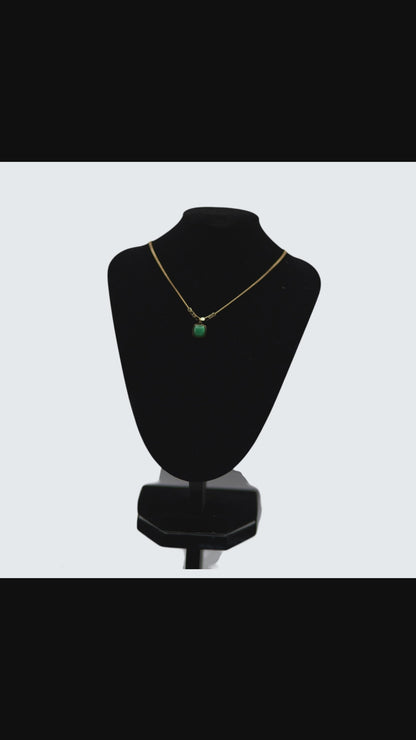💎 UTC Luxury Emerald Green Pendant Necklace 💎