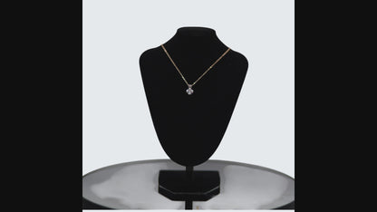 ✨ UTC Luxury Crystal Clover Necklace for Women | Elegant Gold-Tone Pendant | Adjustable Chain | Perfect Gift 💎