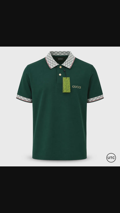 💎 Premium Men's Luxury Polo Shirt 👕 | Modern Smart Casual | Soft Cotton Blend | Emerald Green