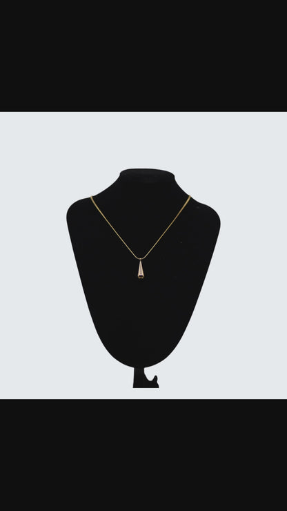 ✨ Elegant Gold Teardrop Pendant Necklace for Women | Minimalist Luxury Jewelry | Perfect Gift for Her