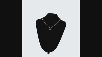 ✨ Elegant Crystal Pendant Necklace – Rose Gold | Luxury Everyday Jewelry for Women