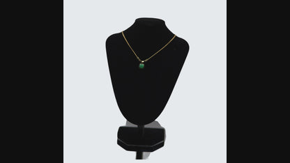 💎 UTC Luxury Emerald Green Pendant Necklace 💎