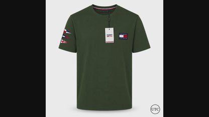 💚 Premium Men's Olive Green Crew Neck T-Shirt | Modern Casual Luxury | Soft Cotton Blend ✨