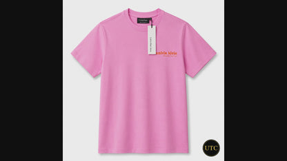 🌸✨ Calvin Klein Jeans Premium Pink Logo T-Shirt 👕 | 100% Authentic 💎 Soft Cotton Crew Neck | Luxury Everyday Style 🔥