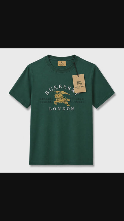 Premium Men's Forest Green Cotton T-Shirt | Soft Crew Neck Casual Tee