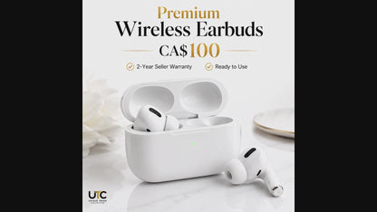🎧 Premium Wireless Earbuds with Active Noise Cancellation | Bluetooth 5.3 | USB-C Charging Case | 2-Year Seller Warranty